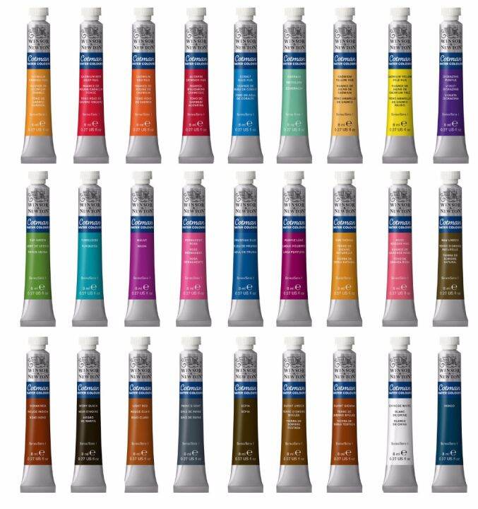 winsor-amp-newton-cotman-สีน้ำสีเข้ม-สีน้ำแบบท่อใส8มล-21มล-40สี