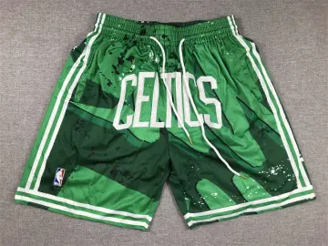 Boston Celtics White JUST DON Shorts