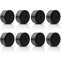 8Pcs 40X20Mm Aluminum HiFi AMP Speaker Isolation Stand Turntable DAC Feet Pad