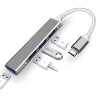 【Best-Selling】 Aziz Electronics USB-C อัลตร้า USB C อะแดปเตอร์ที่มี1 USB 3.0พอร์ต + 3 USB 2.0พอร์ต USB Type C ฮับ USB USB 3.0ฮับตัวแยก