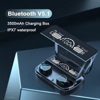 TWS Bluetooth 5.1 Earphones 3500mAh Charging Box Wireless Headphones 9D Stereo Waterproof Touch Control Noise Cancelling Headset