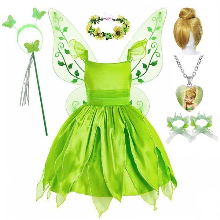 ready-stock-disney-new-girls-tinker-bell-costume-kids-green-tinkerbell-fancy-dress-fairy-princess-cosplay-for-christmas-carnival-party-2-10y