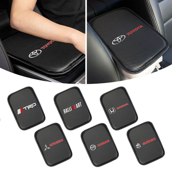COD+IN STOCK+Fast Delivery】Car Armrest Pad Carbon Fiber for Honda Car  Center Console Armrest Cushion Mat Soft Pad Cover Black Armrest Increas Pad  Protection Box Pad Front Seat Side Armrest Rest Soft Protector