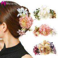 [HOT W] Molans ดอกไม้ขนาดใหญ่คลิปผม Claws สำหรับผู้หญิงปูผมหนา Barrettes Hairpins ผู้หญิงแฟชั่นอุปกรณ์เสริมผม