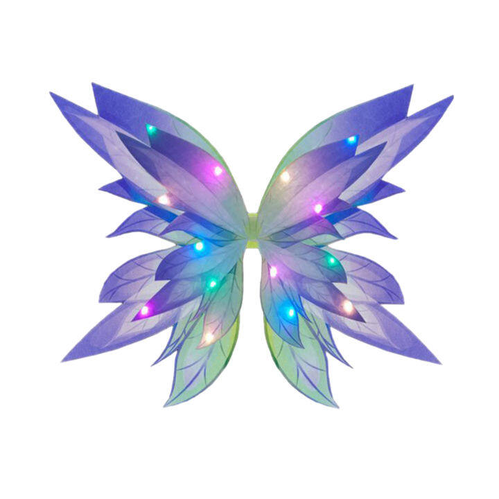 TDS Glow in the Dark Butterfly Wings Attractive Fairy Wings for Girls ...