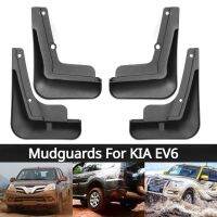 For KIA EV6 GT Mudguards 4Pcs Mud Flaps Splash Protective Guards Front Rear Wheels Fender Auto Exterior Accessories Black 2023