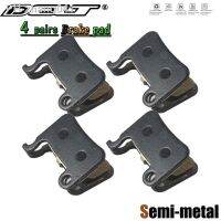 4 Pair Bicycle Disc Brake Pads FOR SHIMANO M596 M595 M535 M665 M775 776 765 XT/R 975 966 965 Semi - Metallic ZOOM HB-870/875/110