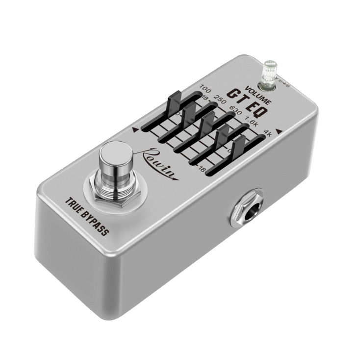 rowin-lef-317a-guitar-eq-true-bypass-guitar-pedal-for-electric-guitar-full-metal-shell-guitar-accessories