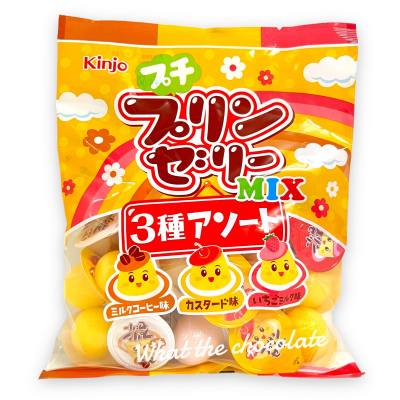 Sale!! Exp.27/03/2023 Kinjo puddings mix พุดดิ้งถ้วย 3 รสชาติในห่อเดียว