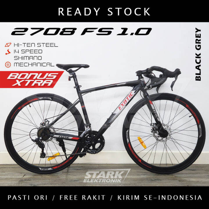 Exotic 2708 FS 1.0 Roadbike 700C Sepeda Balap | Lazada Indonesia