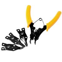 (YING SHUN)4 IN 1 Multifunctional Snap Ring Pliers Multi Tools Crimp Tool Internal External Remover Retaining Circlip