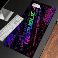 As us Rog Mouse Pad เครื่องเกม HD XXL แผ่นรองแป้นพิมพ์แบบกำหนดเองสำหรับใช้ในบ้าน แผ่นรองโต๊ะ As us Soft Laptop แผ่นรองเมาส์ยางธรรมชาติกันลื่น