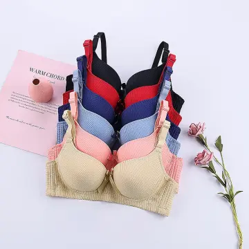 34B 36B 38B 40B 42B 44B B Cup Plus Size Non-wired Bra Thin Padded  大码薄款无钢圈内衣