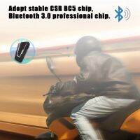 【ห้ามพลาด】1200 M Motorcycle Bluetooth Headset จักรยานยนต์ไร้สายสเตอริโอบลูทูธชุดหูฟังหมวกกันน็อค Intercom หูฟัง