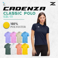 เสื้อโปโลคอปกผู้หญิง CADENZA (คาเดนซ่า) รุ่น CDL-11 ผ้า MICRO POLYESTER ชุดที่ 2 ของแท้100%