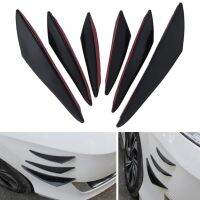 46Pcs รถกันชน Splitter Fin Air มีด Fit กันชนหน้า Lip รถสปอยเลอร์ Canards Valence Auto Body Kit รถ Chin อุปกรณ์เสริม