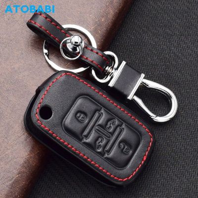 ∏﹍❦ Leather Car Key Case For VW Volkswagen Multivan Sharan Crafter Seat Alhambra 4 Buttons Flip Remote Control Fobs Protector Cover