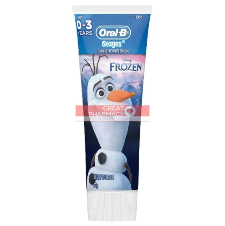 Oral-B Kids Toothpaste Disney Frozen Olaf 92g | Lazada