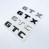 ตัวอักษรแบน3D ABS สัญลักษณ์ GTX GTC ID6 ID4สำหรับรถยนต์โฟล์กสวาเกนประตูท้ายฝากระโปรงท้ายตราป้ายสติ๊กเกอร์สัญลักษณ์โครเมี่ยมสีดำ