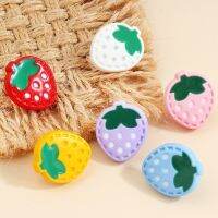 【JH】 Childrens buttons baby sweater cardigan jacket wild cute strawberry decoration clothes