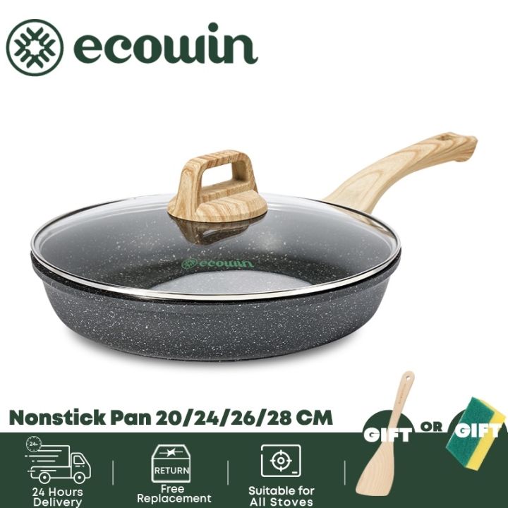  Ecowin Non Stick Cooking Sets, Granite Coating