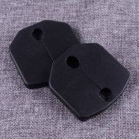 ❆❀¤ DWCX 2Pcs ABS Black Car Auto Door Lock Cap Cover Trim Protective Decorative Buckle Fit For Ford Mustang 2015 2016 2017 2018 2019