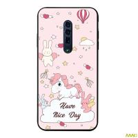 เคส AAC น่ารักสำหรับ OPPO Reno 10X HMHD ซิลิคอนนุ่มรูปแบบเคสโทรศัพท์เคส TPU