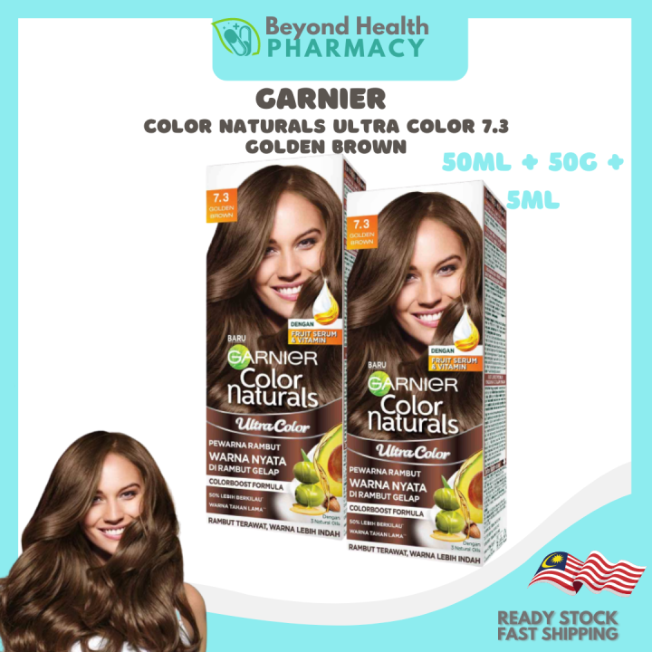 Garnier Color Naturals Ultra Color 7.3 Golden Brown (TELUS AIR) Lazada