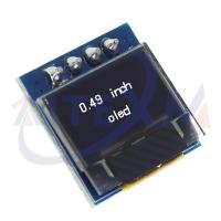 0.49นิ้วจอแสดงผล OLED โมดูล LCD ขาว0.49 "จอ64X32 I2C อินเตอร์เฟซ IIC ไดรเวอร์ SSD1306สำหรับ Arduino STM32 AVR