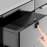 【CW】 Lock Fingerprint Storage Cabinet USB Charging for Office Drawer