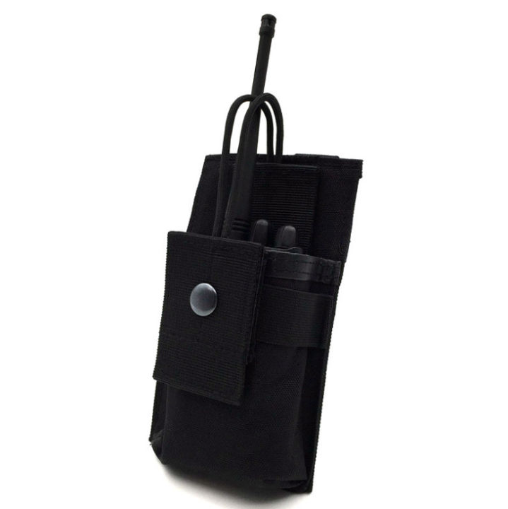 กระเป๋าอินเตอร์คอมอเนกประสงค์กลางแจ้งของ-กระเป๋าแขวนอุปกรณ์เสริมเสื้อกั๊กยุทธวิธี-molle-กระเป๋าคาดเอวระบบ