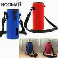 Hoomall 610/800/1000/1100/1500ML ขวดน้ำแบบพกพากระเป๋าความร้อน Thermos กระเป๋าเชือกผู้ถือกระเป๋ากลางแจ้งขวดสำหรับ Camping Hiking ขี่จักรยานตกปลา