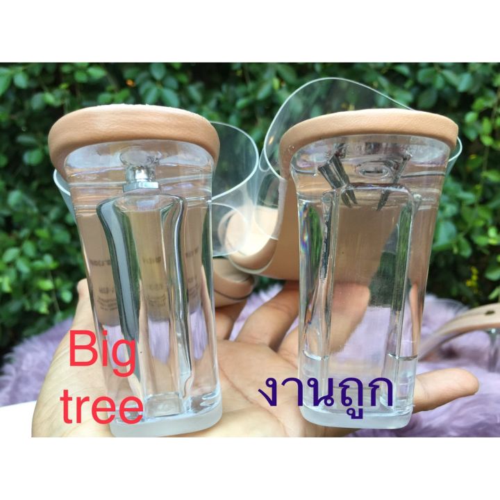 bigtree-6016-พร้อมส่ง-รองเท้าส้นแก้ว-สูง-2-5-นิ้ว-ส้นใสเกรดa-รองเท้าลำลองใส่ง่าย