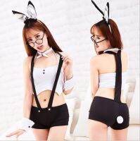 Sexy lace Bunny lingerie womens Siamese queen nightclub stage Hotel Bunny uniform 2B50