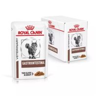(ส่งฟรี)Royal Canin gastrointestinal Pouch 85g (12 ซอง) อาหารเปียกแมวโรยัลคานินท้องเสีย