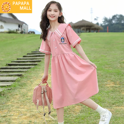 PAPA Childrens Fashion High Quality korean dress for kids girl casual clothes 3 to 4 to 5 to 6 to 7 to 8 to 9 to 10 to 11 to 12 to 13 year old Birthday tutu Princess 2022 new style Dresses for teens girls #G33-929