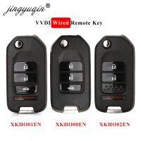 Jingyuqin Xhorse VVDI XKHO00EN / XKHO01EN / XKHO02EN กุญแจรีโมตแบบมีสาย2/3/4ปุ่มสำหรับฮอนด้าแบบยูนิเวอร์แซลเวอร์ชั่นภาษาอังกฤษ