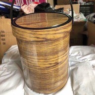 Thùng rác giả vân gỗ - thùng đựng rác nhựa Việt Nhật cao cấp thumbnail