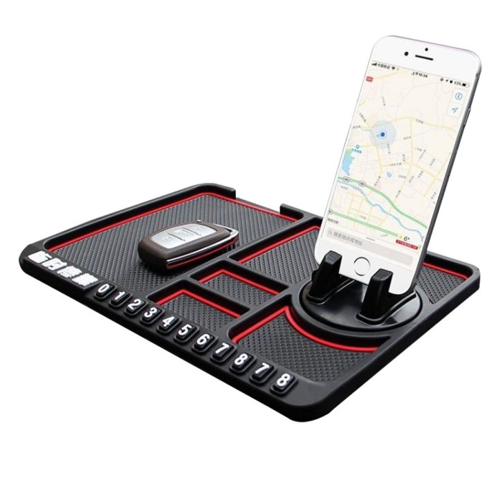 vb-ราคาโรงงาน-ที่วางโทรศัพท์-ที่วางมือถือในรถ-ขาตั้ง-360-องศาปรับ-ที่วางโทรศัพท์มือถือ-ที่วางมือถือในรถยนต์-car-holder-สีดำ-แดง