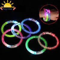 ToyClub 【ในสต็อก】สร้อยข้อมือเรืองแสง Led สร้อยข้อมือ Light Up พรรค P Rop แฟลชกำไลข้อมือสำหรับคอนเสิร์ตเทศกาลปาร์ตี้กิจกรรมกลางคืน