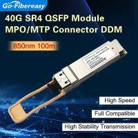 โมดูลสวิตช์ไฟเบอร์ QSFP 40Gb 40GBASE-SR4 850Nm QSFP-40G-SR4 Mpa/mtp MMF QSFP โมดูลตัวรับส่งสัญญาณแสงที่รองรับ/ซิสโก้