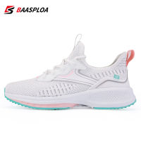 Baasploa 2022 Spring New Women Sneaker Knit Lightweight Running Shoes Female Breathable Tenis Sneaker Fashion Walking Shoes