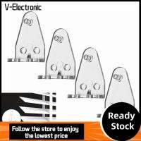 V-ELECTRONIC พลาสติกทำจากพลาสติก ตะขอเกี่ยวตาบอดสี สีโปร่งใสโปร่งใส อะไหล่สำหรับคนตาบอด ราวแขวนผ้าม่าน ง่ายต่อการติดตั้ง ฉากยึดแบบตาบอด ม่านแนวนอน