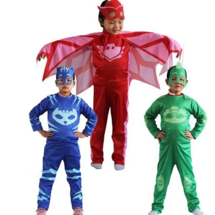 Pj Mask Costume Catboy Gekko Owlette Lazada Ph