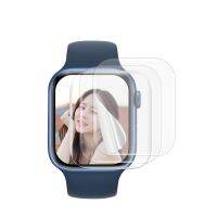 ไฮโดรเจลใสบางเฉียบ41มม. เข้ากันได้กับ Iwatch Protector 7 Series สายรัดข้อมือ3C 3ชิ้นสายรัดข้อมือยางแพ็คริสแบนด์กระดาษเหงื่อสำหรับเด็ก500