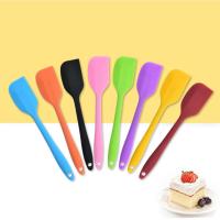 2pcs Kitchen Silicone Cream Butter Cake Spatula Mixing Batter Scraper Brush Butter Mixer Cake Brushes Baking Tool Kitchenware