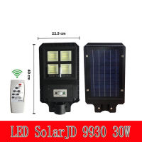 โคมไฟถนนโซล่าเซลล์ LED Sensor 30W แสงสีขาว Solar Cell Solar Light โซล่าเซลล์ Street Light Solar