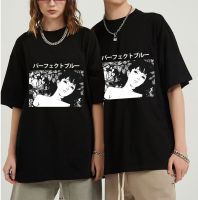 Mima Kirigoe Perfect Blue Mens T Shirts Anime Leisure Tees Short Sleeve Crewneck T-Shirt Cotton Plus Size Clothes Tops