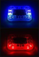 Led Solar Warning Light Flash Light Truck Night Flash Light Wiring Free Electric Car Car Anti-Rear-End Collision Light