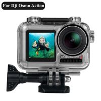 เคสสำหรับ DJI Osmo กล้องแอคชั่นแคมเมราฝาครอบป้องกันตัวเรือนเคสมือถือกันน้ำใต้น้ำ40เมตรสำหรับกล้องแอคชั่นแคมเมรา DJI